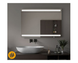Зеркало для ванной с подогревом и подсветкой Парма