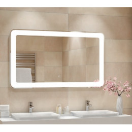 Зеркало для ванной с подсветкой Милан 100х70 см